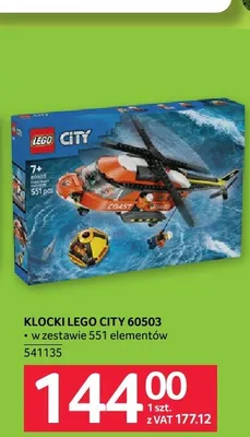 Klocki LEGO City 60503 promocja w Selgros