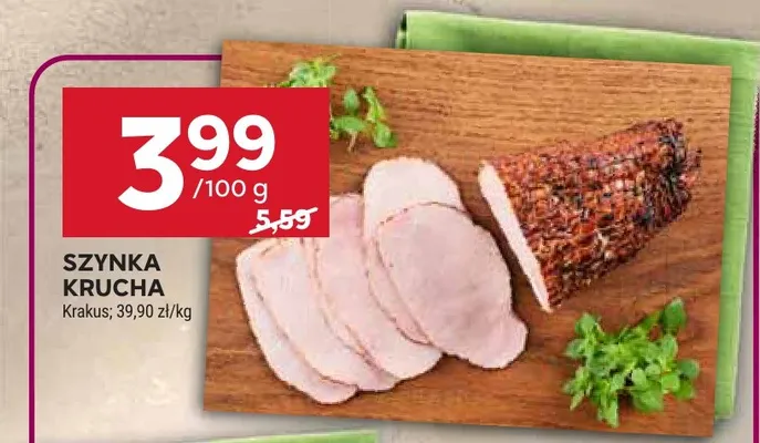 Szynka Krucha Krakus promocja w Stokrotka