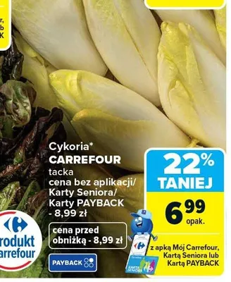 Cykoria taca promocja w Carrefour Market