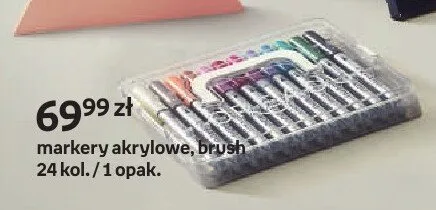 Markery akrylowe brush 24-pak Creadu promocja w Empik