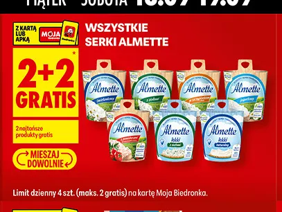Serki Almette promocja w Biedronka