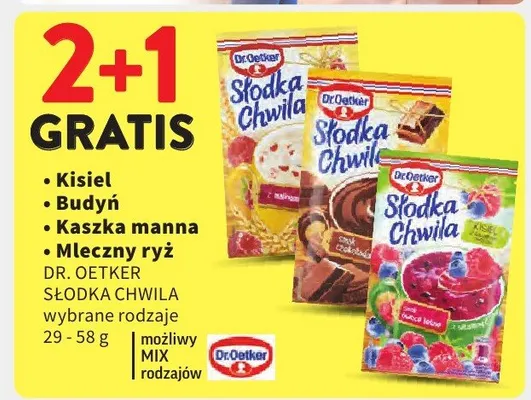 Budyń promocja w Intermarche