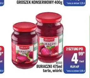 Buraczki wiórki Mosso promocja w Tomi Markt