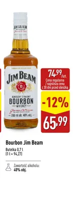 Bourbon Jim Beam promocja w Aldi