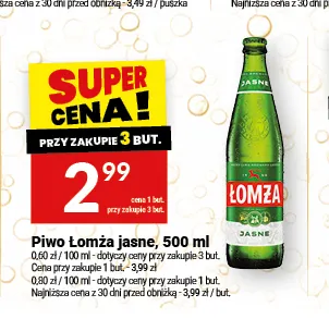 Piwo Łomża promocja w Twój Market