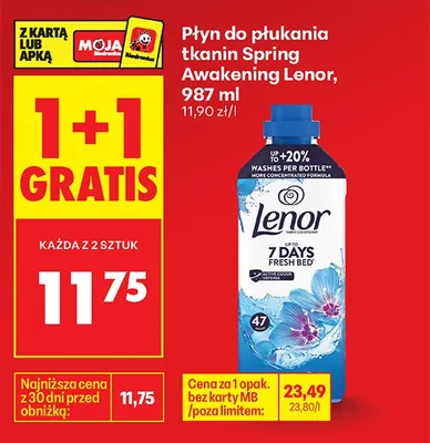 Płyn do płukania tkanin Spring Awakening 1+1 GRATIS promocja w Biedronka