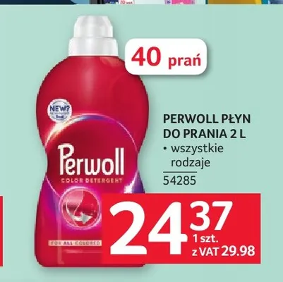Płyn do prania Perwoll promocja w Selgros