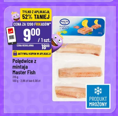 Polędwice z mintaja Master Fish promocja w POLOmarket