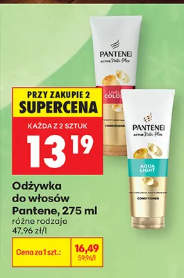 Odżywka do włosów Pantene promocja w Biedronka