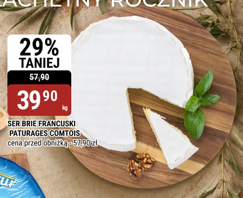 Ser brie francuski Paturages Comtois promocja w bi1