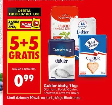 Cukier biały Diamant promocja w Biedronka