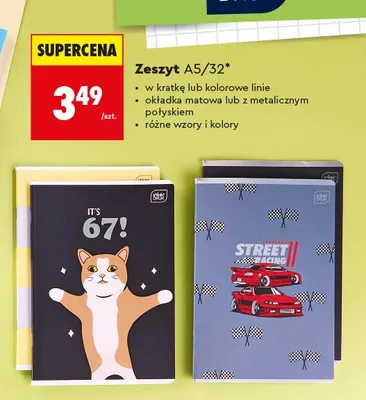 Zeszyt A5/32* Interdruk promocja w Biedronka