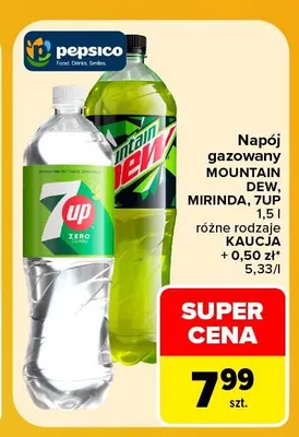 Napój gazowany Mountain Dew promocja w Carrefour Market