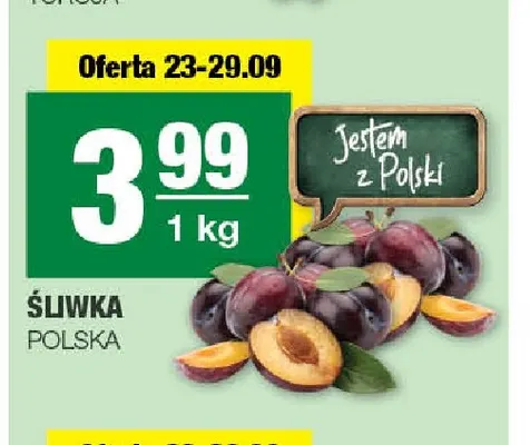 Śliwki polskie promocja w SPAR