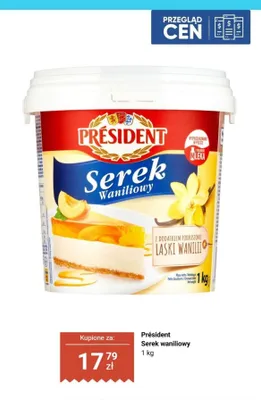 Serek waniliowy promocja w Biedronka