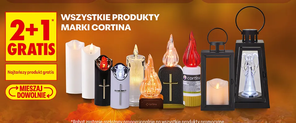 Produkty marki Cortina promocja w Biedronka