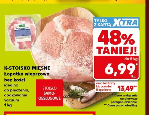 Łopatka wieprzowa bez kości K-Stoisko Mięsne promocja w Kaufland