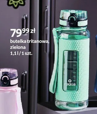 Butelka tritanowa Rockle zielona 1,1 l promocja w Empik