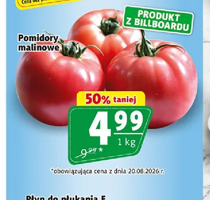 Pomidory malinowe promocja w Prim Market