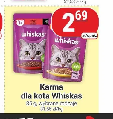 Karma dla kota Whiskas promocja w Delikatesy Sezam
