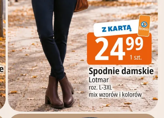 Spodnie damskie Lotmar promocja w Leclerc
