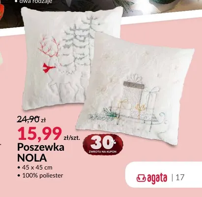 Poszewka Nola 45x45 cm promocja w Salony Agata