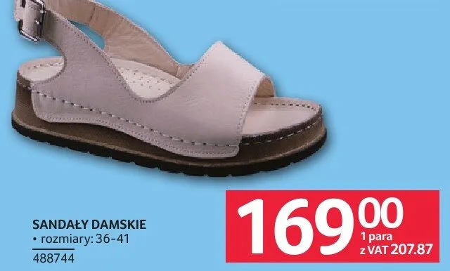 Sandały damskie promocja w Selgros