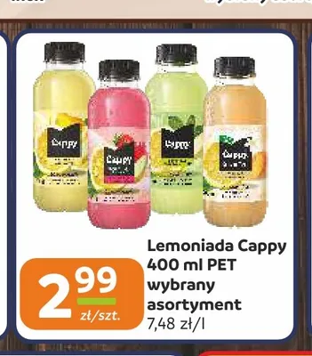 Lemoniada Cappy promocja w Społem Częstochowa