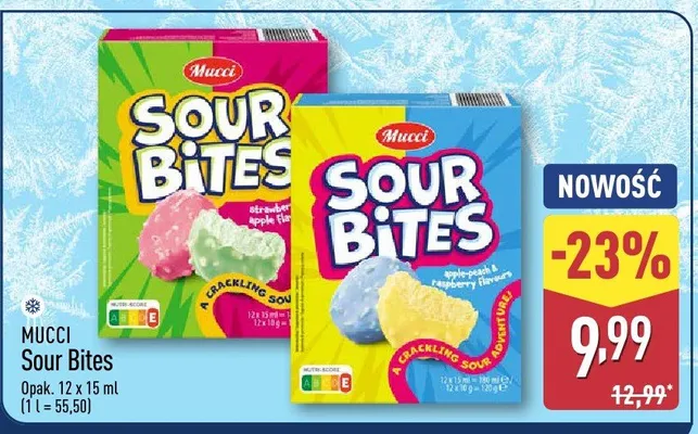 Lody Mucci Sour Bites promocja w Aldi