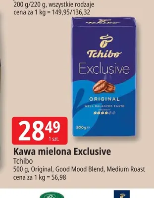 Kawa mielona Tchibo Exclusive Original promocja w Leclerc