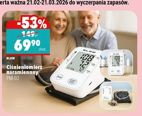 Ciśnieniomierz naramienny PM-02 promocja w Biedronka Home