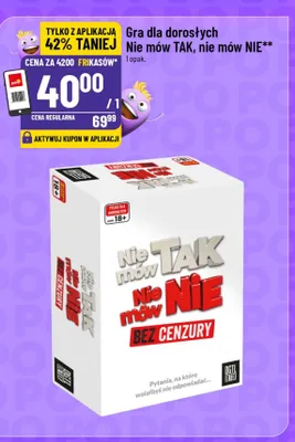 Gra dla dorosłych Nie mów TAK, nie mów NIE promocja w POLOmarket