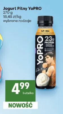 Jogurt Pitny YoPRO stracciatella promocja w Delikatesy Centrum