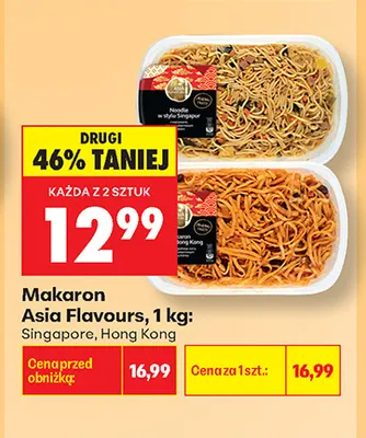 Makaron Asia Flavours Hong Kong promocja w Biedronka
