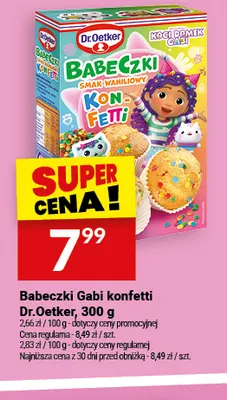Babeczki Gabi konfetti Dr.Oetker promocja w Twój Market