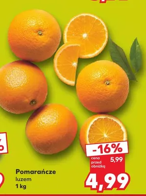 Pomarańcze Kaufland promocja w Kaufland