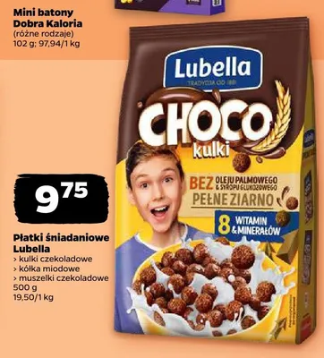 Płatki śniadaniowe Lubella muszelki czekoladowe promocja w Netto