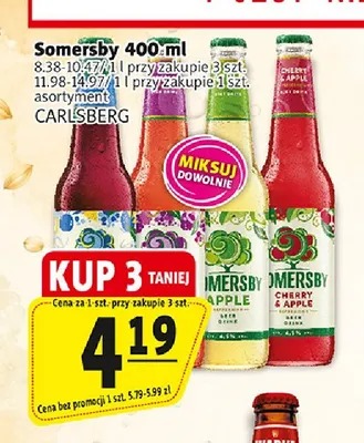 Piwo Somersby promocja w Prim Market