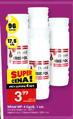 Wkład WP-4 Ognik promocja w Twój Market