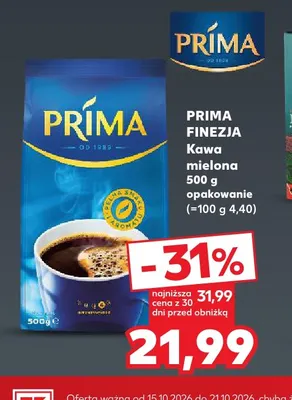 Kawa mielona Prima Finezja promocja w Kaufland