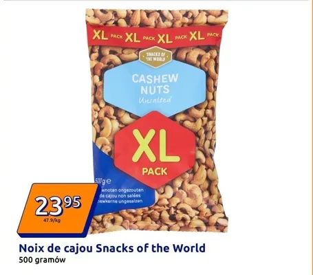 Noix de cajou nerkowce niesolone promocja w Action