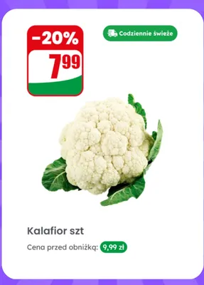 Kalafior 1 szt. promocja w Dino