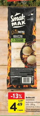 Bułeczki z ziołami SMAKMAK promocja w Intermarche