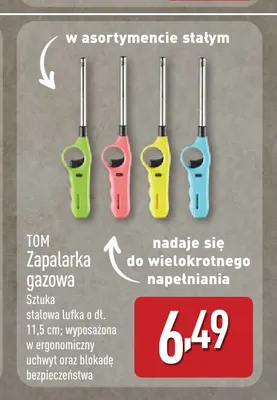 Zapalarka gazowa Tom promocja w Aldi