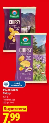 Chipsy Przysnacki Spacer pod Giewontem Ser Górski promocja w Lidl