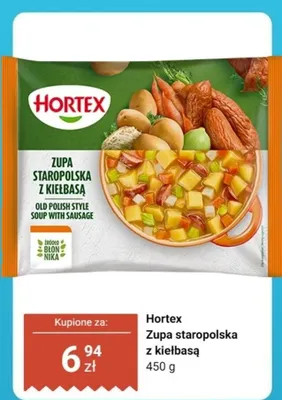 Zupa staropolska z kiełbasą promocja w Dino