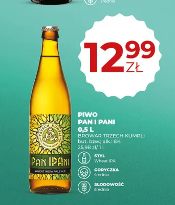 Piwo Pan i Pani Trzech Kumpli promocja w Duży Ben