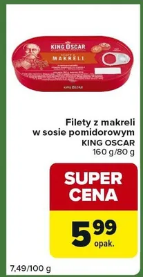 Filety z makreli w sosie pomidorowym promocja w Carrefour Express
