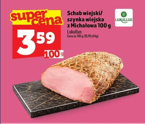 Schab wiejski z Michałowa Lukullus promocja w TOPAZ