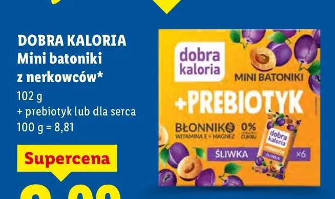 Mini batoniki z nerkowców promocja w Lidl